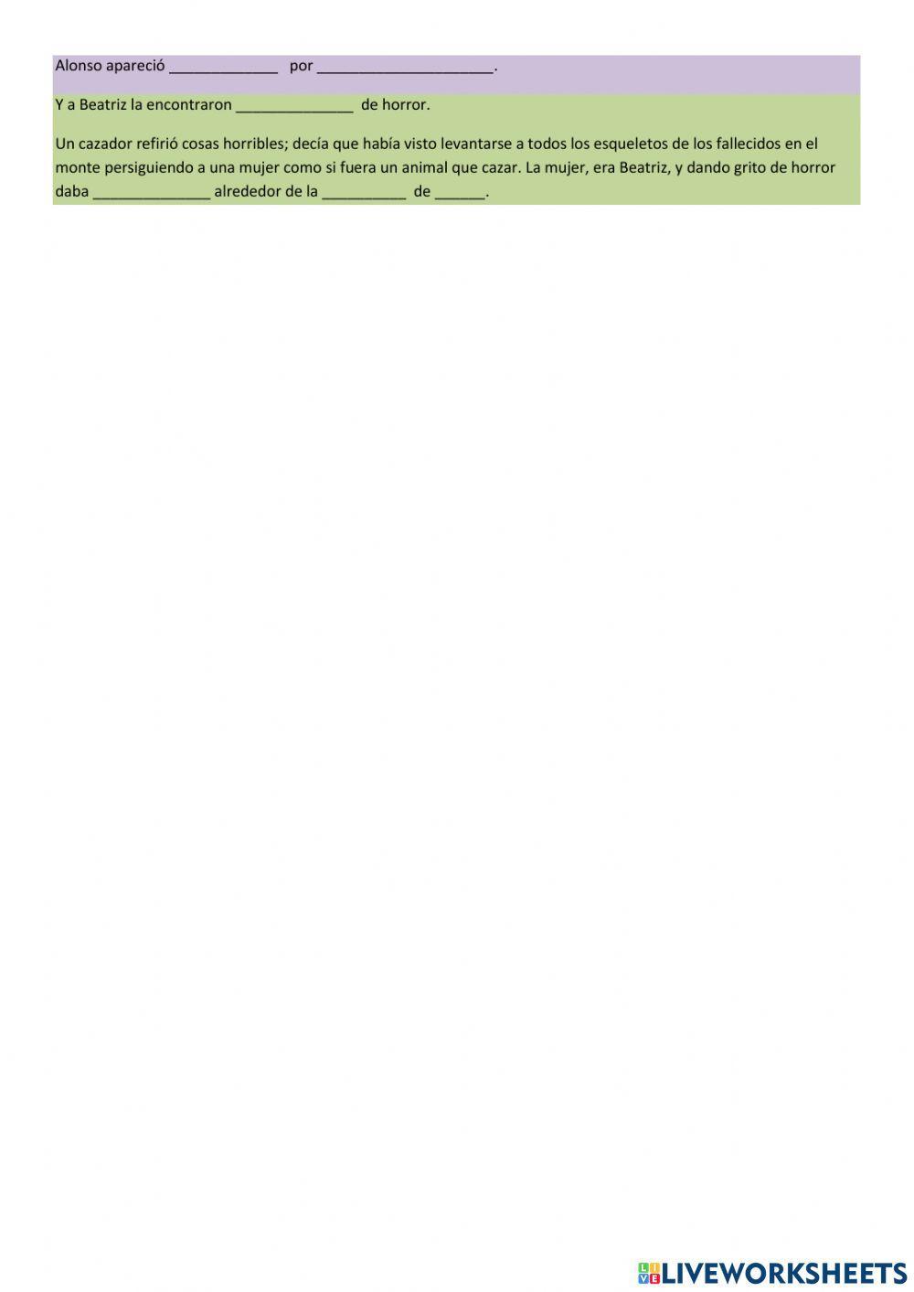 Bécquer. El monte de las ánimas