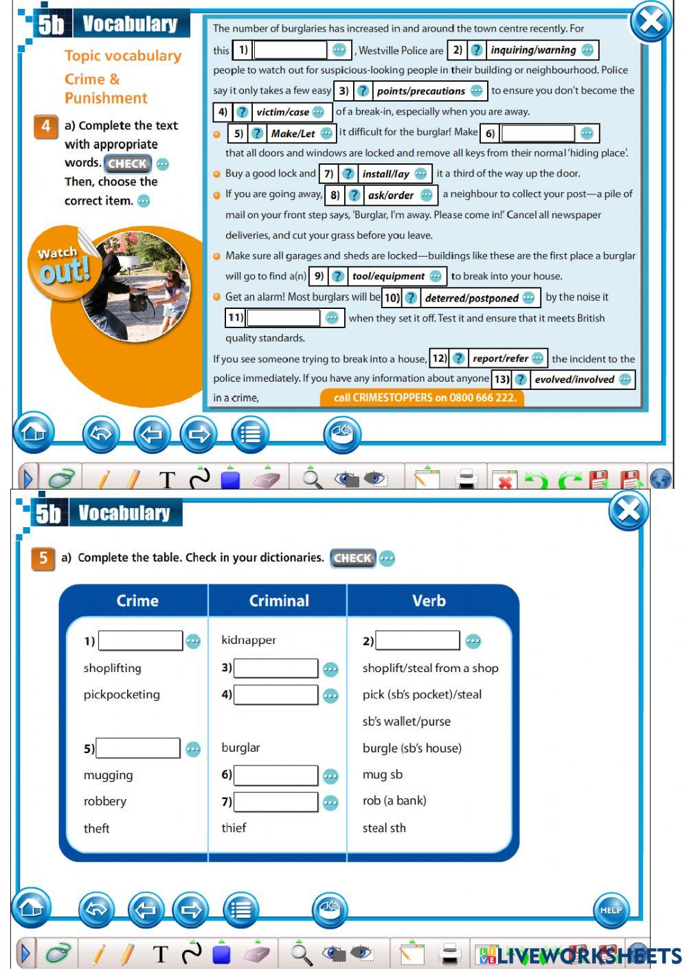 Crime and punishment