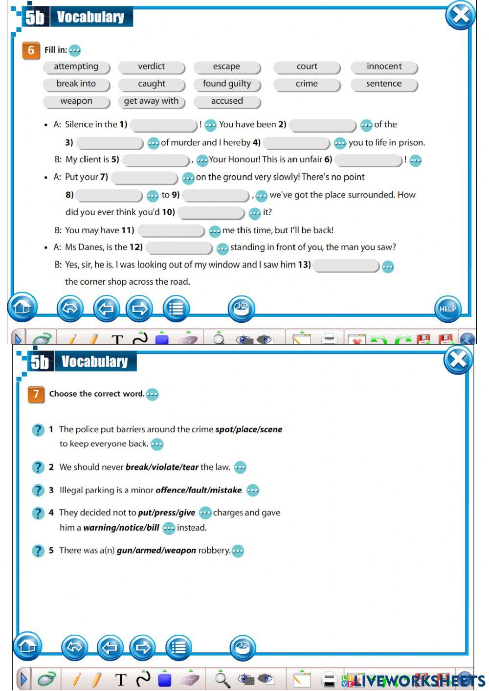 Crime and punishment