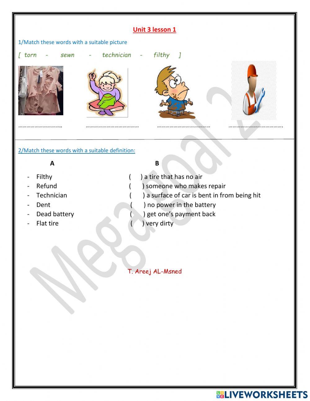 Unit 3 lesson 1 mega 2