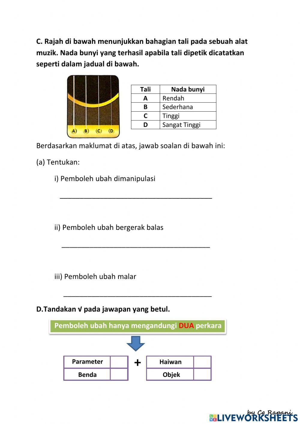 Mengawal Pemboleh Ubah