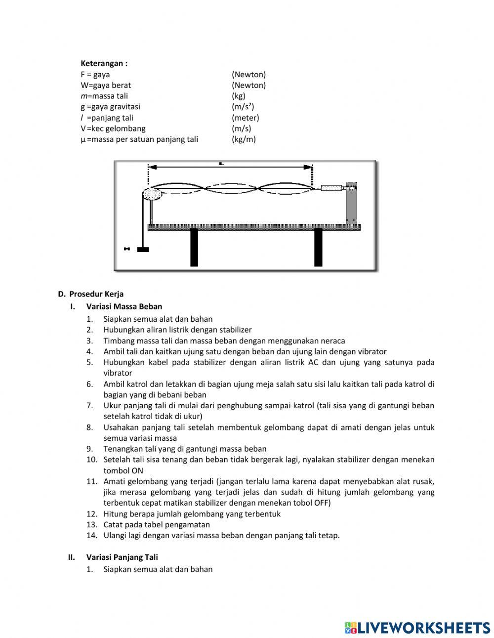 Modul Kegiatan Belajar 2 Gelombang Mekanik