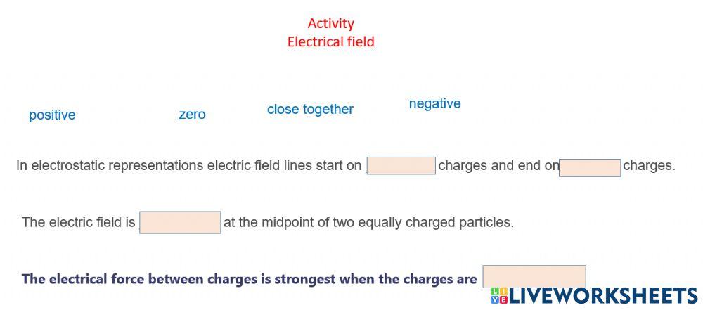 Electrical Field Activity