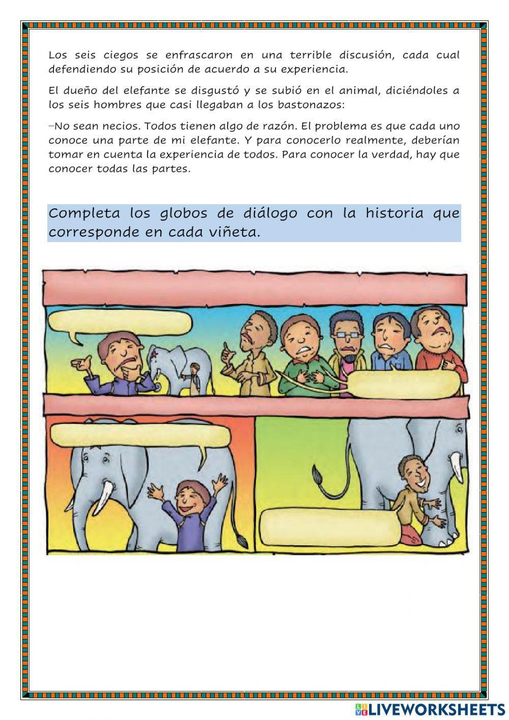 Los seis ciegos y el elefante