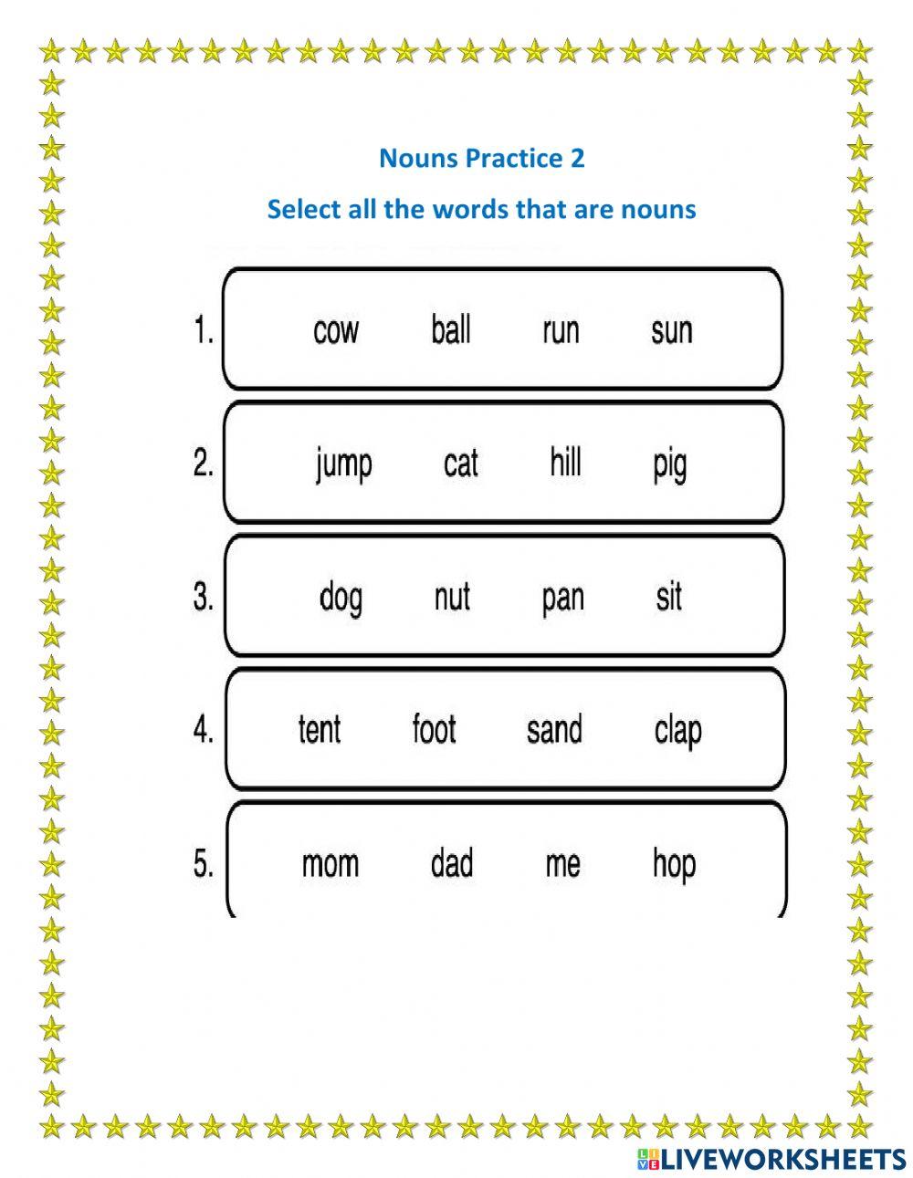 Nouns practice 2