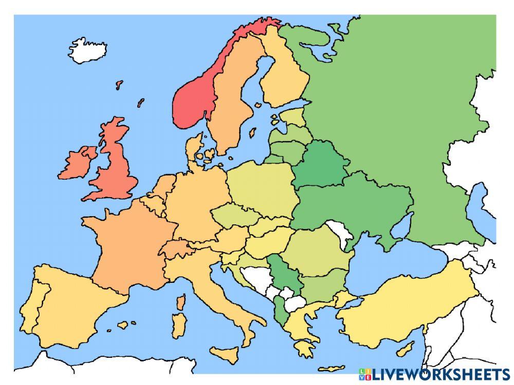 15 Países europeos