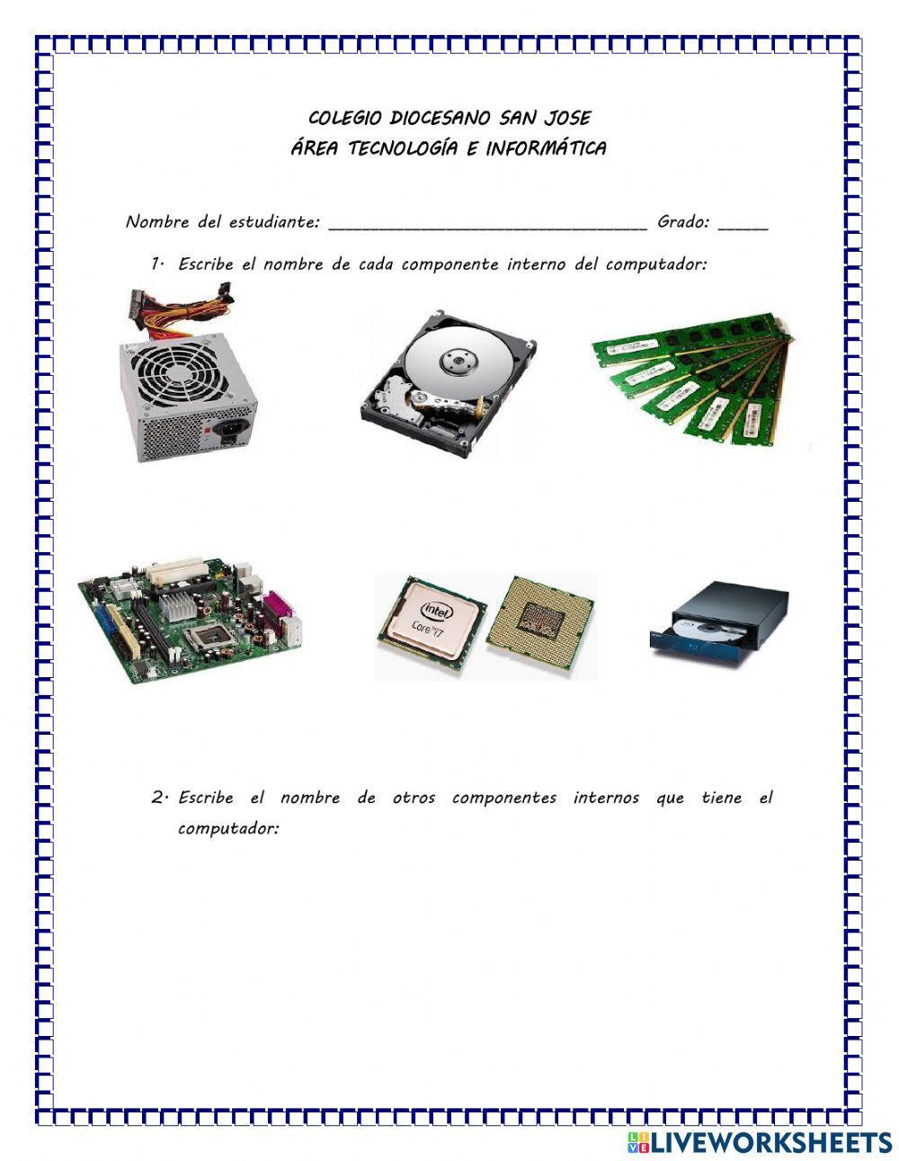 Componentes Internos del computador
