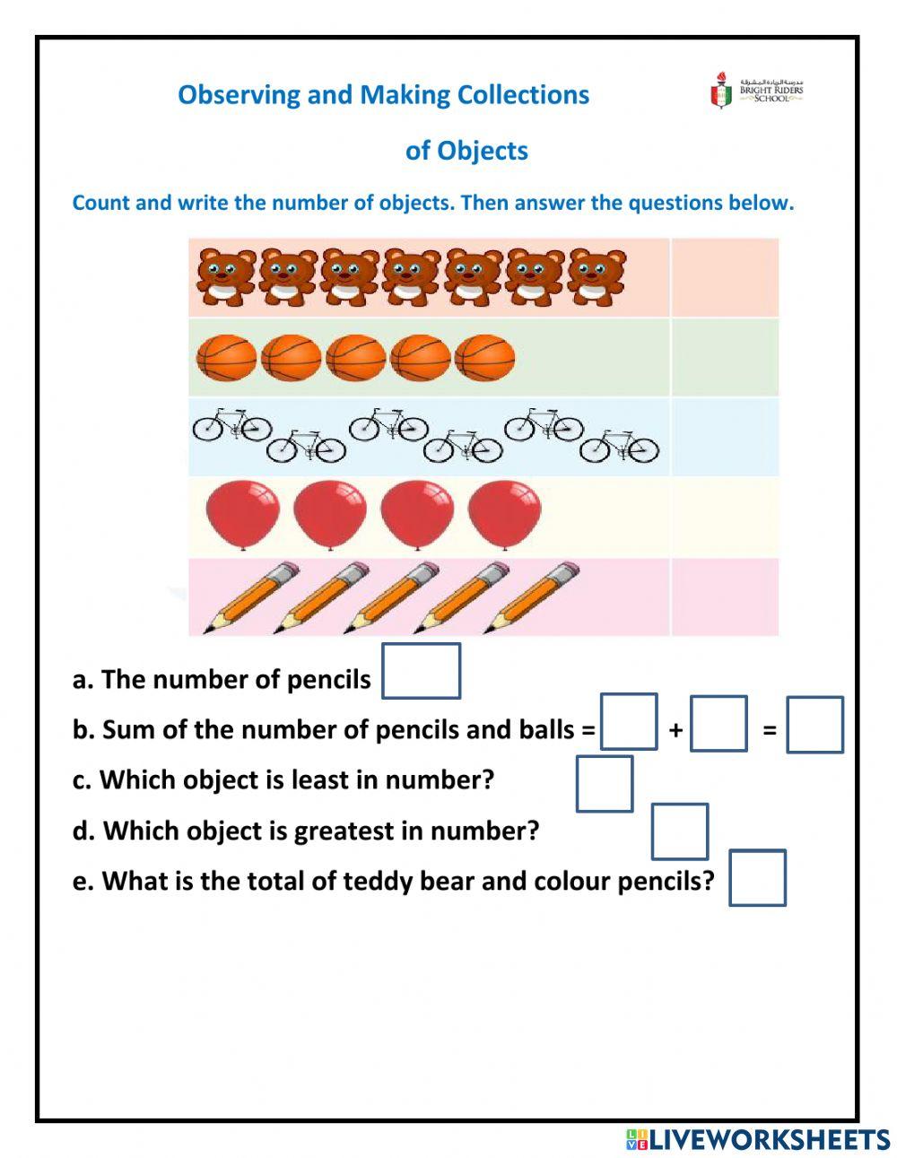 DATA HANDLING online exercise for | Live Worksheets