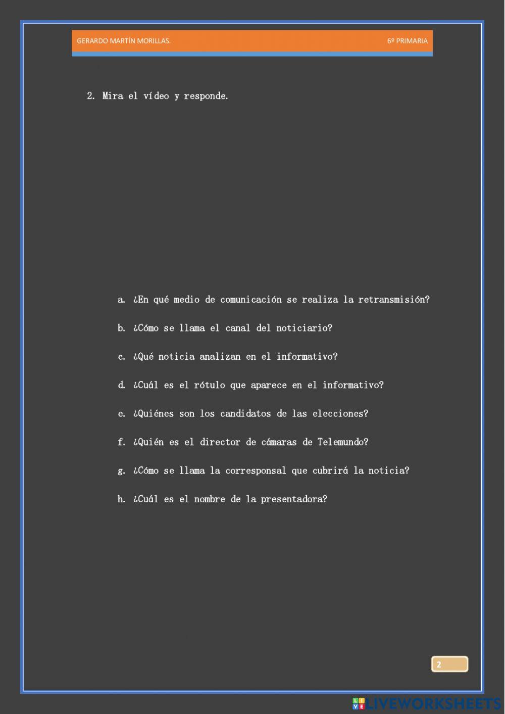 Comunicación oral. Tarea 8.