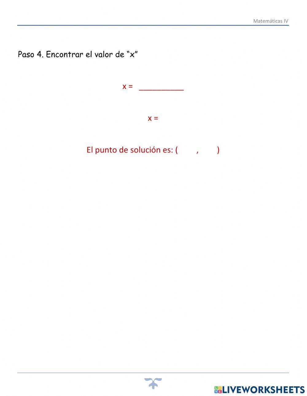 Método de sustitución 1