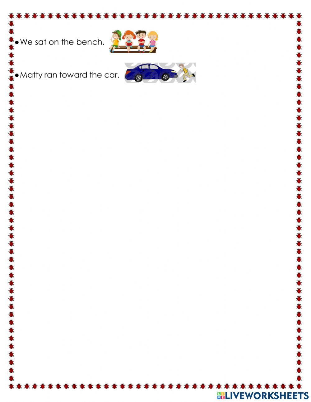 Prepositions of Place phrases