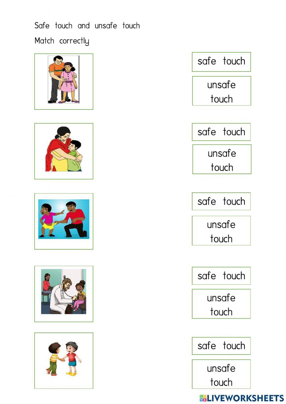 safe and unsafe touch teachervie2021 Live