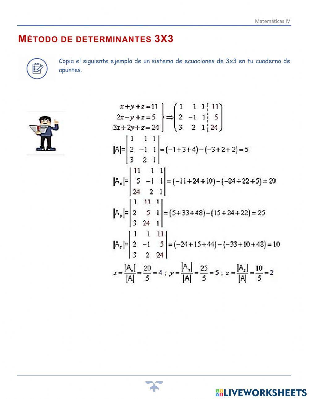 Método de Cramer 3x3 1