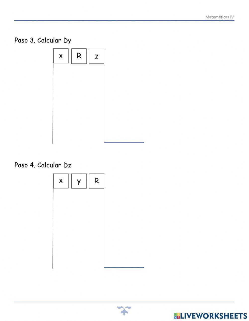 Método de Cramer 3x3 1