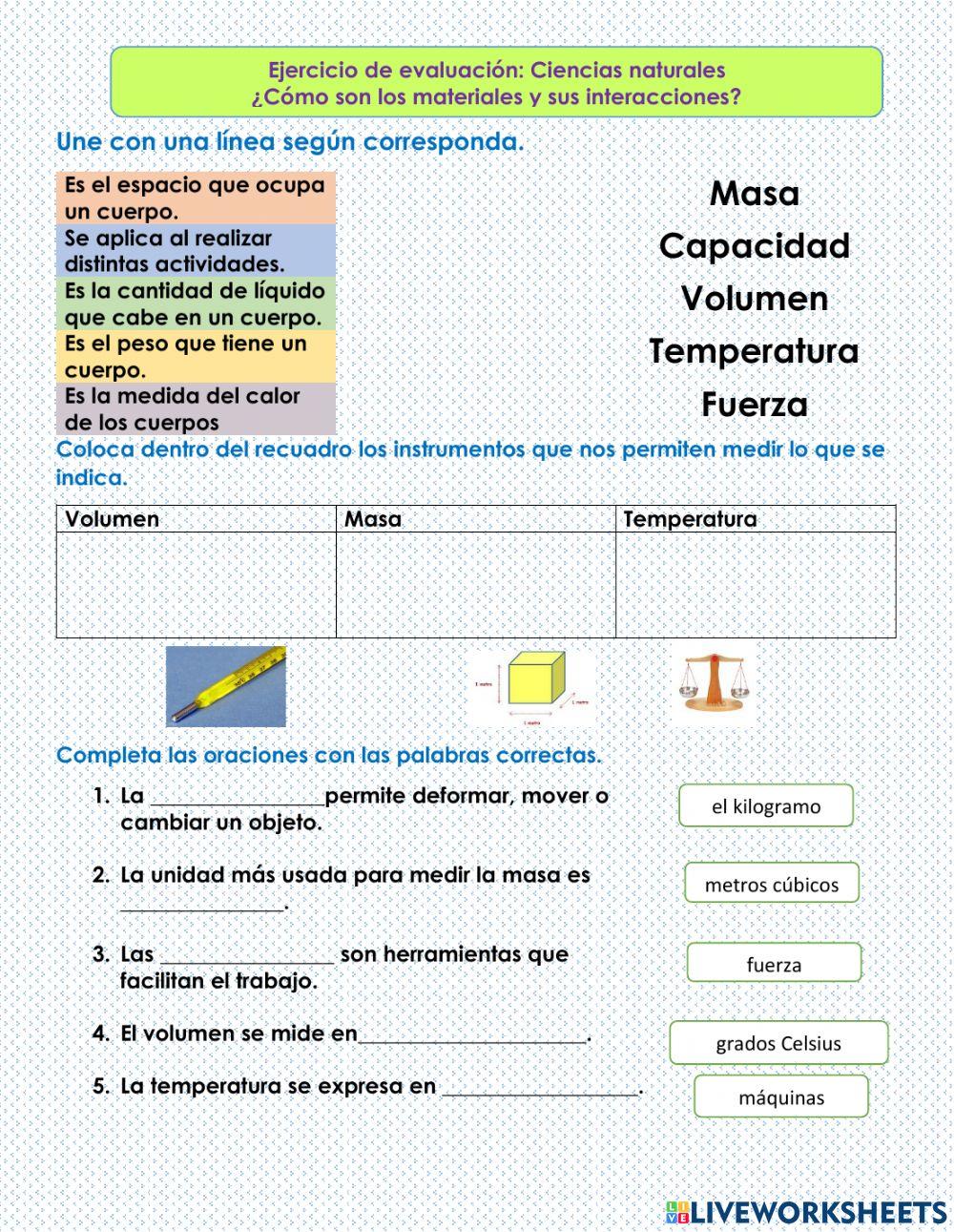 Ejercicio de evaluación