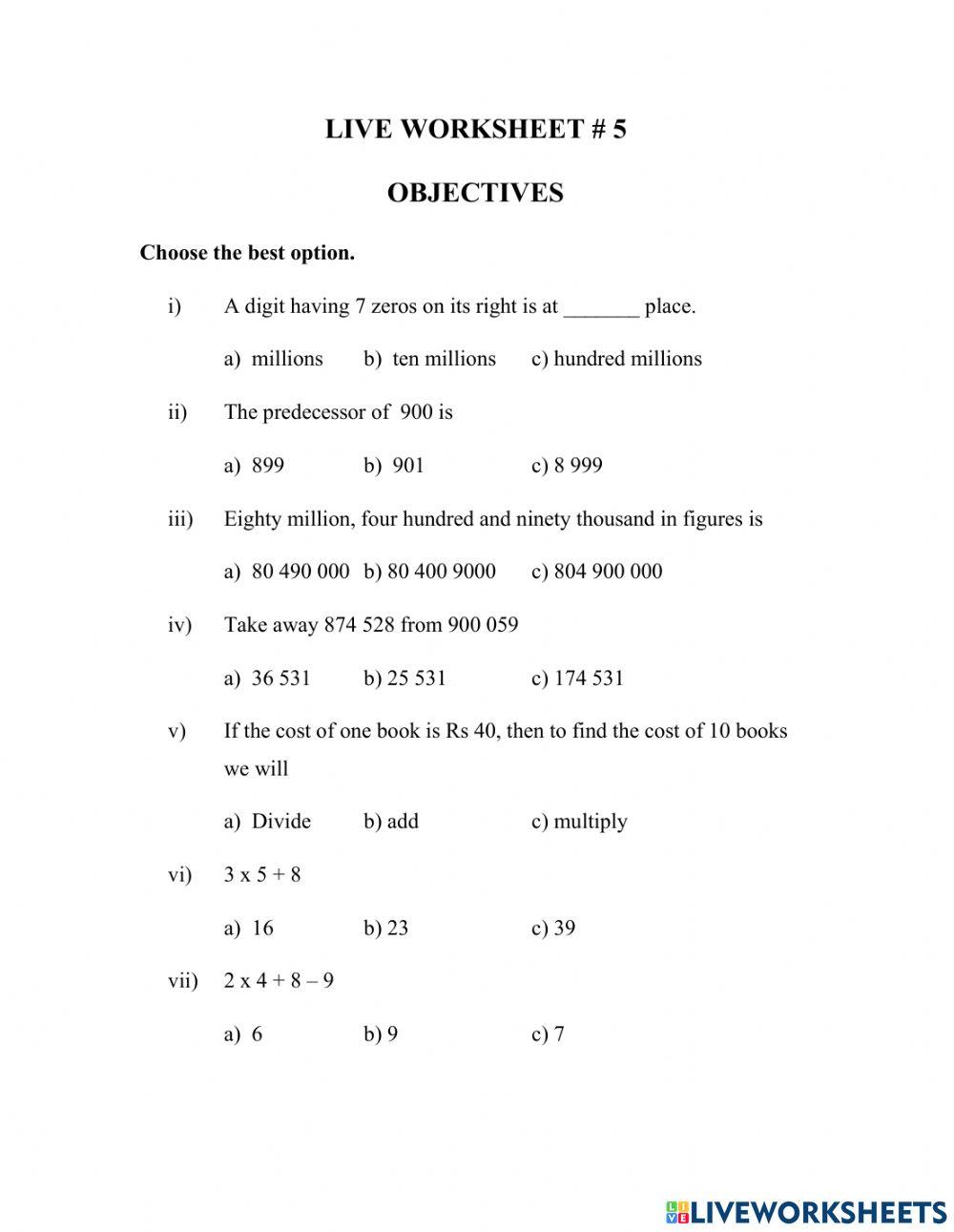5worksheet final