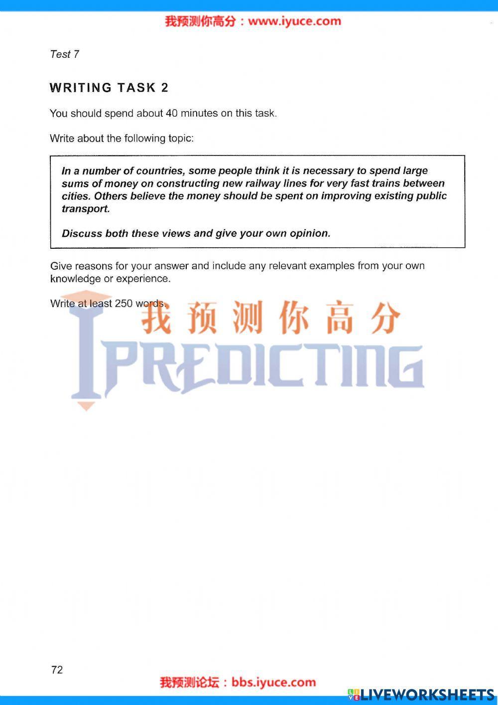 Ielts 12 - Test 7 - Writing