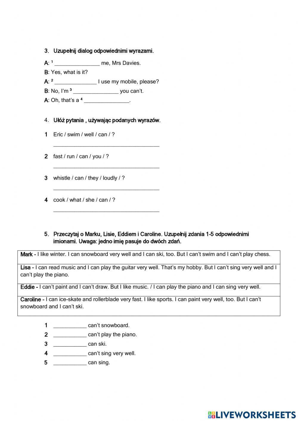 Brainy 4 unit 5 test