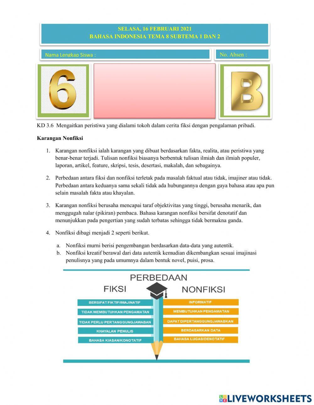 Teks Nonfiksi Tema 8
