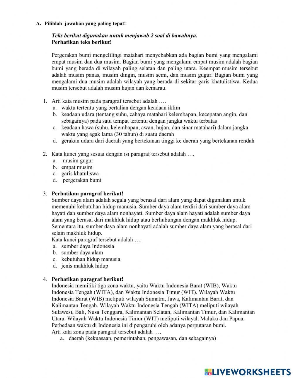 Teks Nonfiksi Tema 8