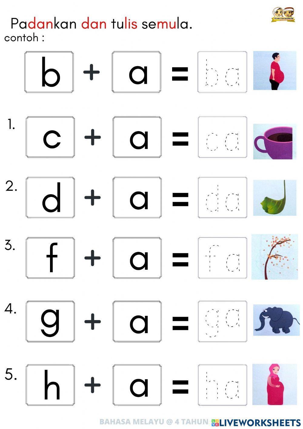 BM : Suku Kata Terbuka 2 (4thn)