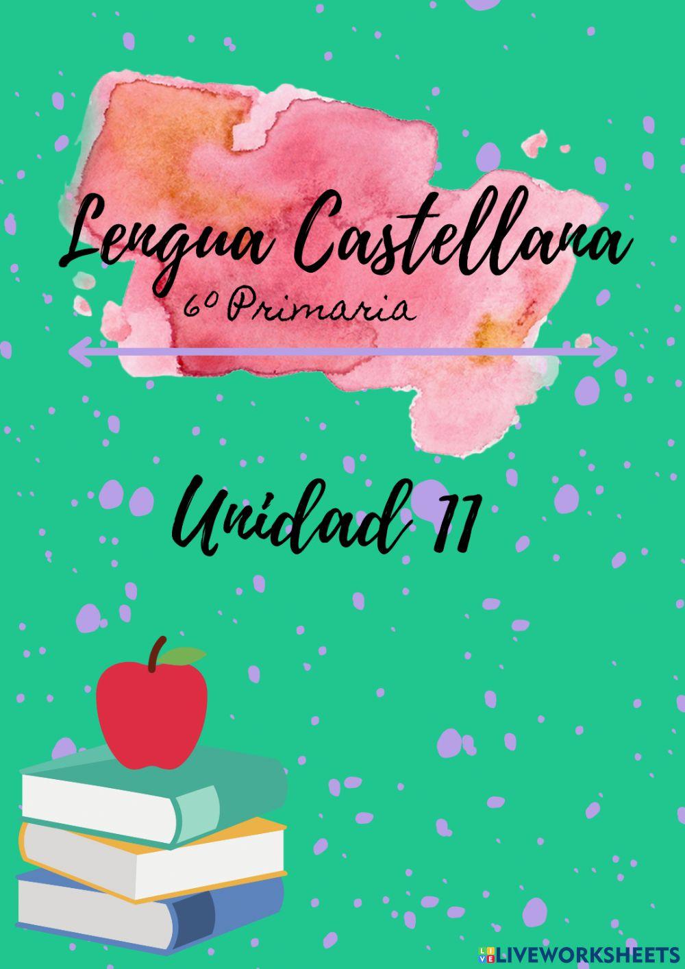 Portada lengua castellana exercise Live Worksheets