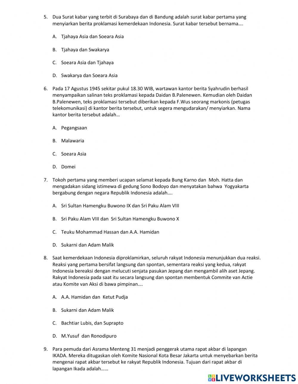 Penyebarluasan berita proklamasi