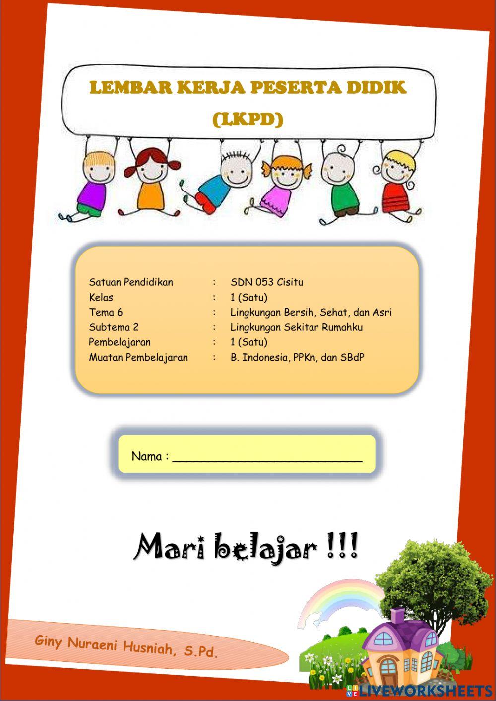 Tema 6 Subtema 2 Pembelajaran 1