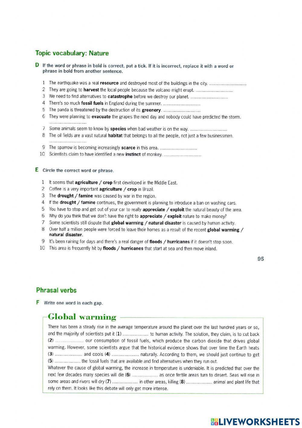 Destination C1 Nature