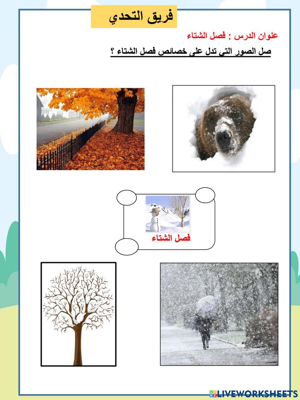 فصل الشتاء تحدي