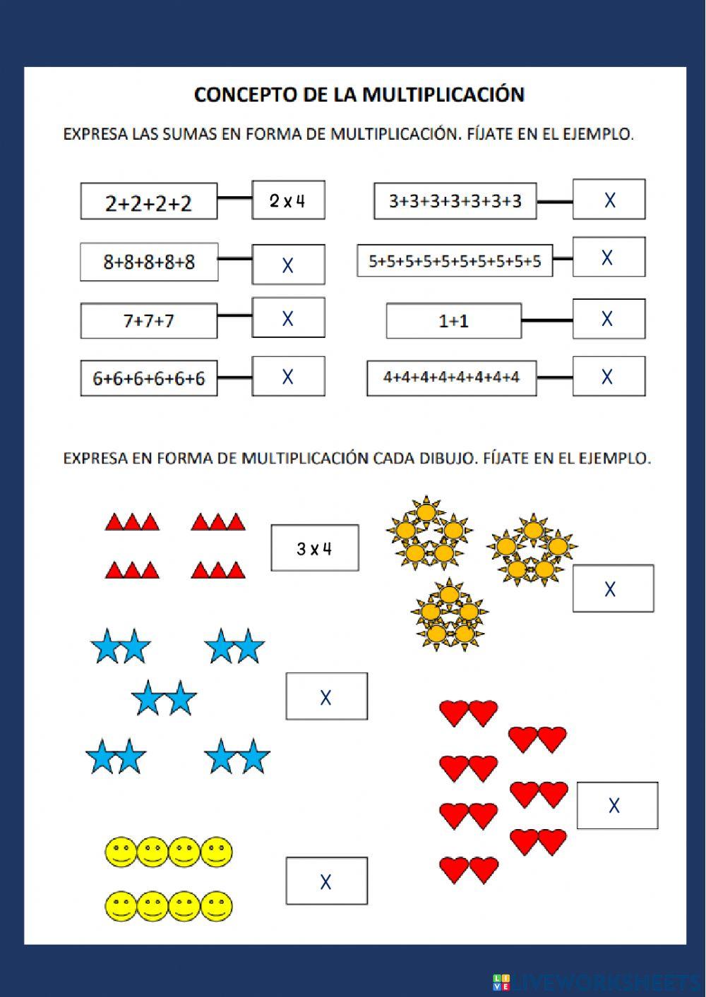 Concepto de multiplicacion2 Concepto de multiplicacion2