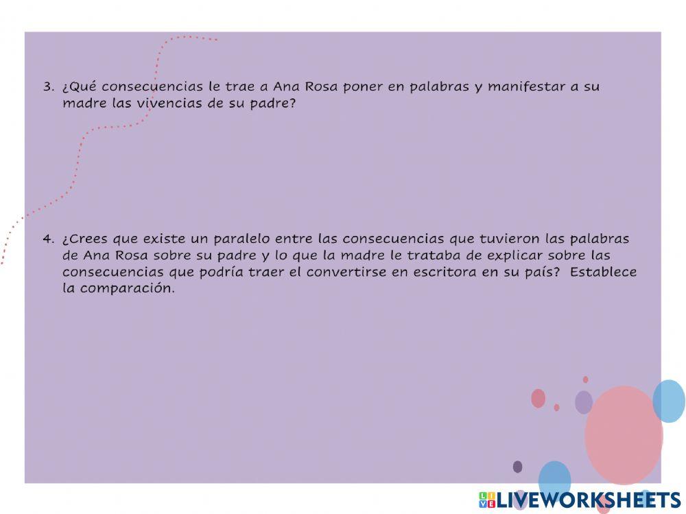 Cap 1 Preguntas de discusión El color de mis palabras