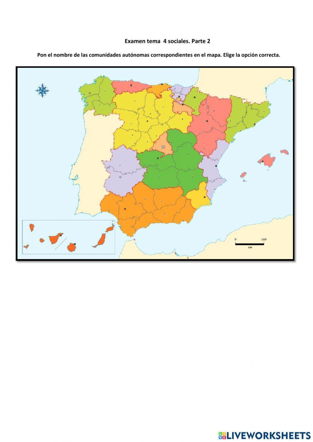 Mapa politico España