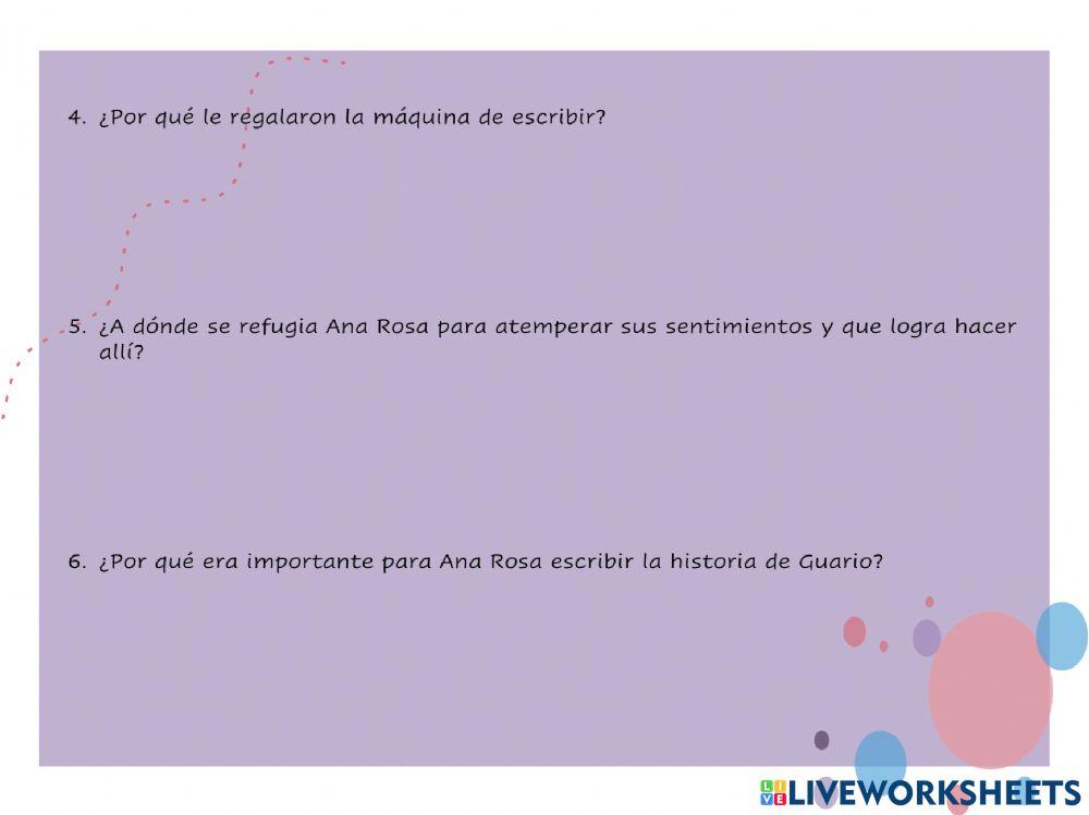 Cap 8 Preguntas de discusión El color de mis palabras