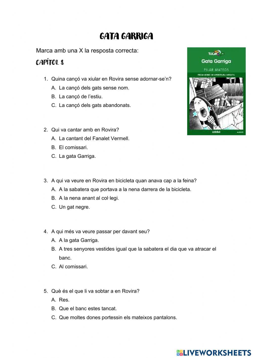 Gata Garriga (capítol 8)