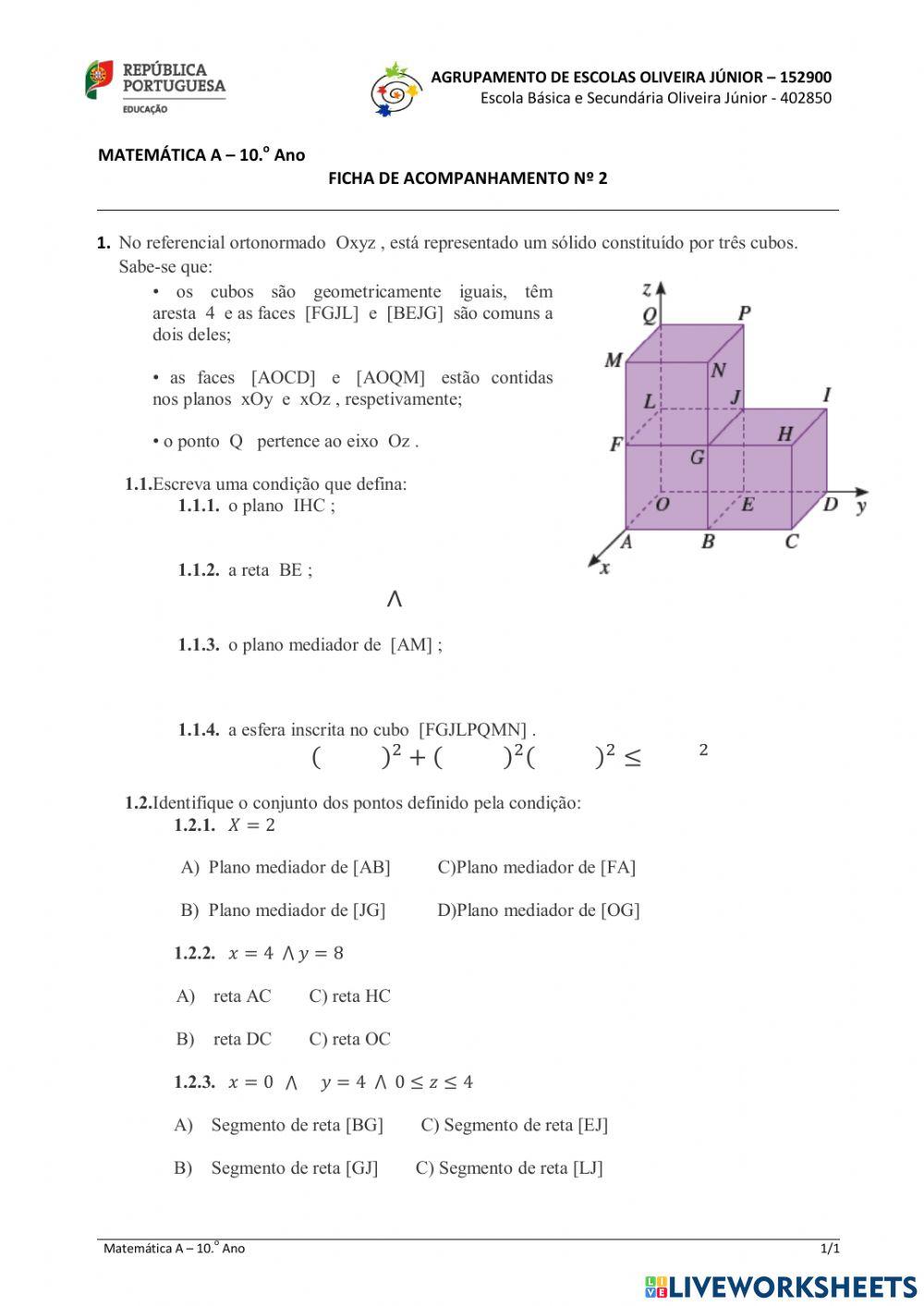 Geometria no espaço
