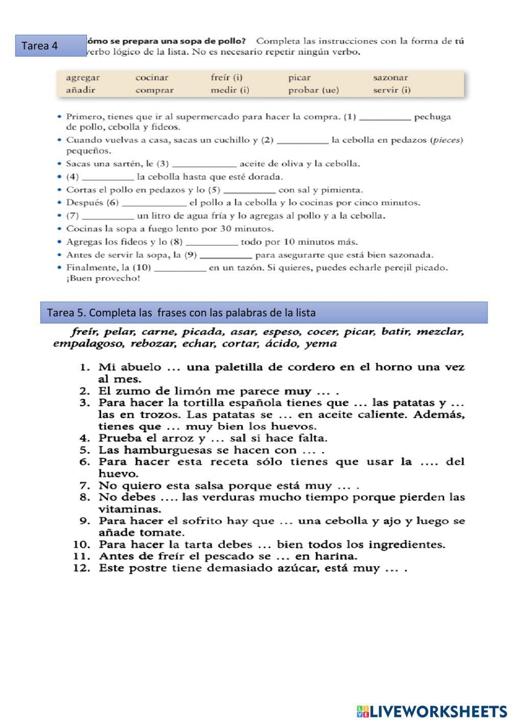 2 Semestre Comida clase 5