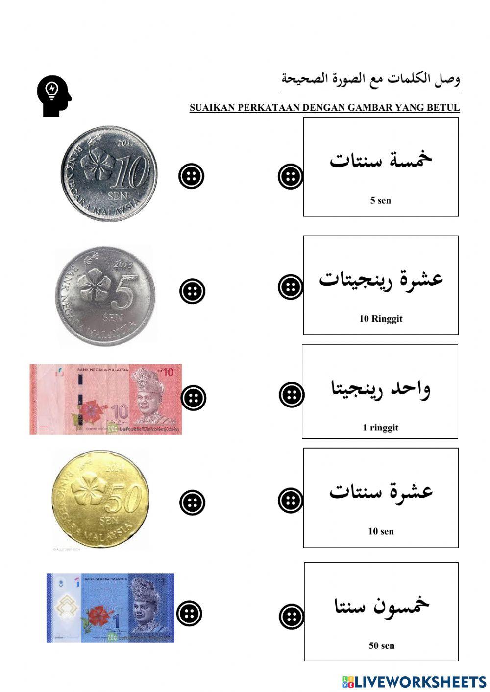 Duit dalam bahasa arab