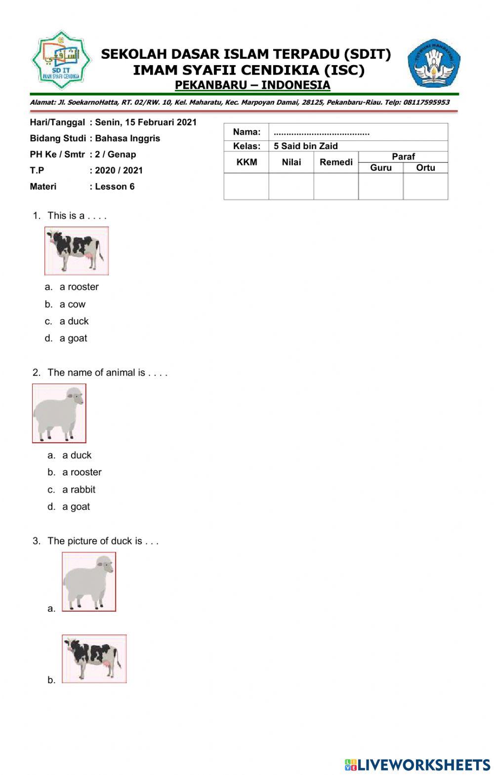 Ph english lesson 5 class 5