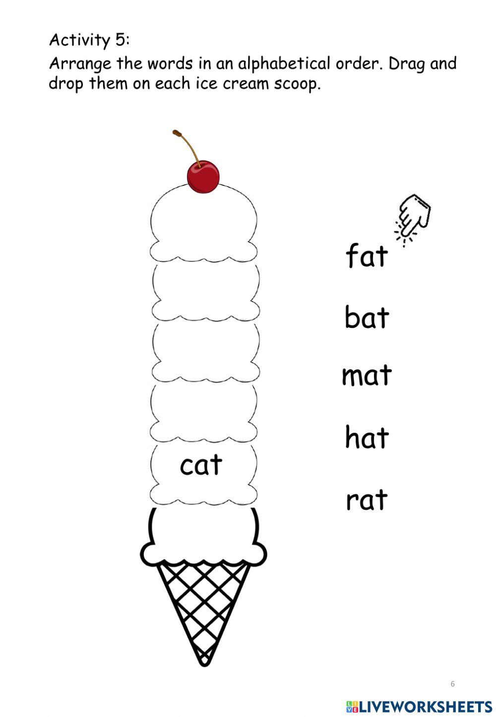 CVC -at Family Words