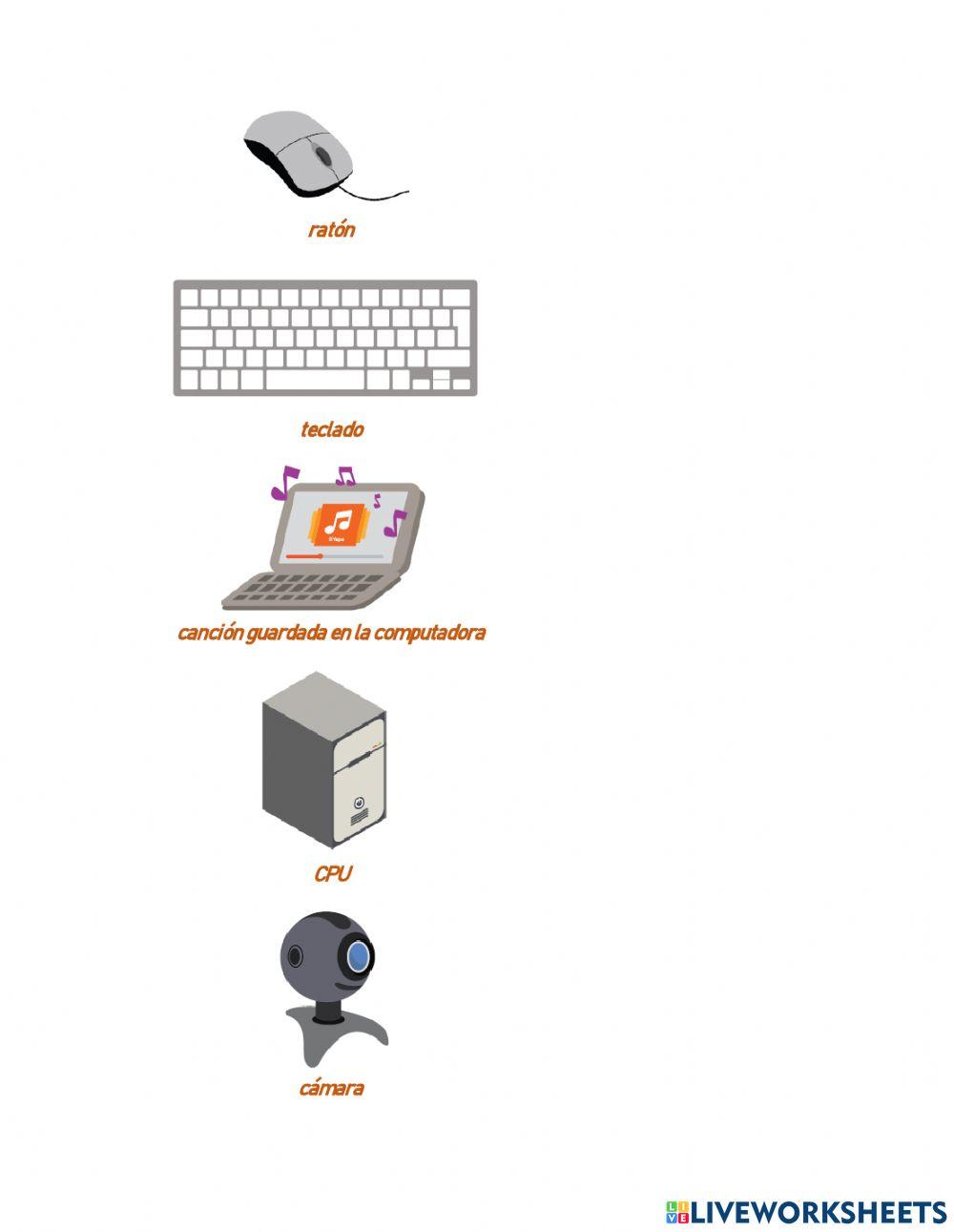 Hardware y Software interactive worksheet for Grado 3 | Live Worksheets