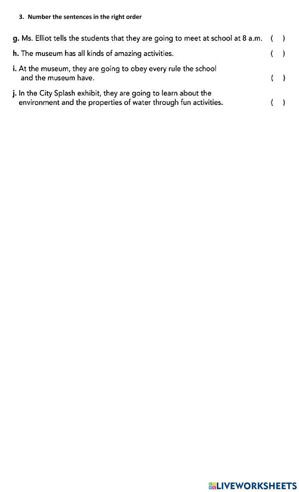 LISTENING AND READING 5TH 