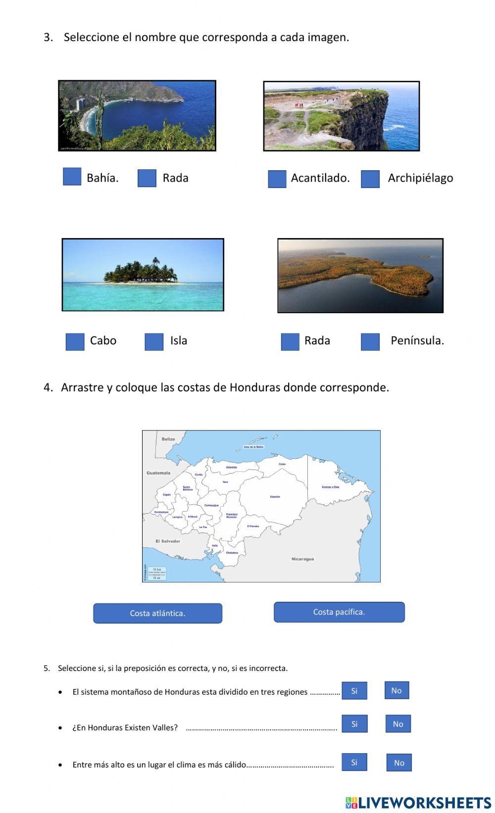 Geografía de Honduras.