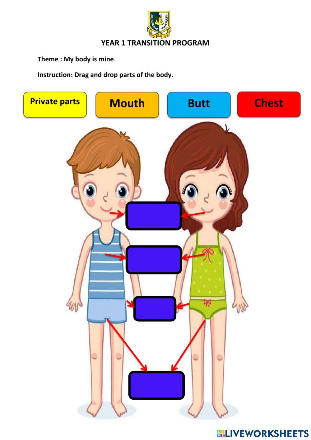 Unsafe touch 724289 atolavender Live Worksheets