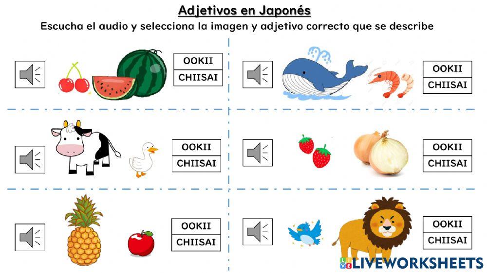 Adjetivos en Japones