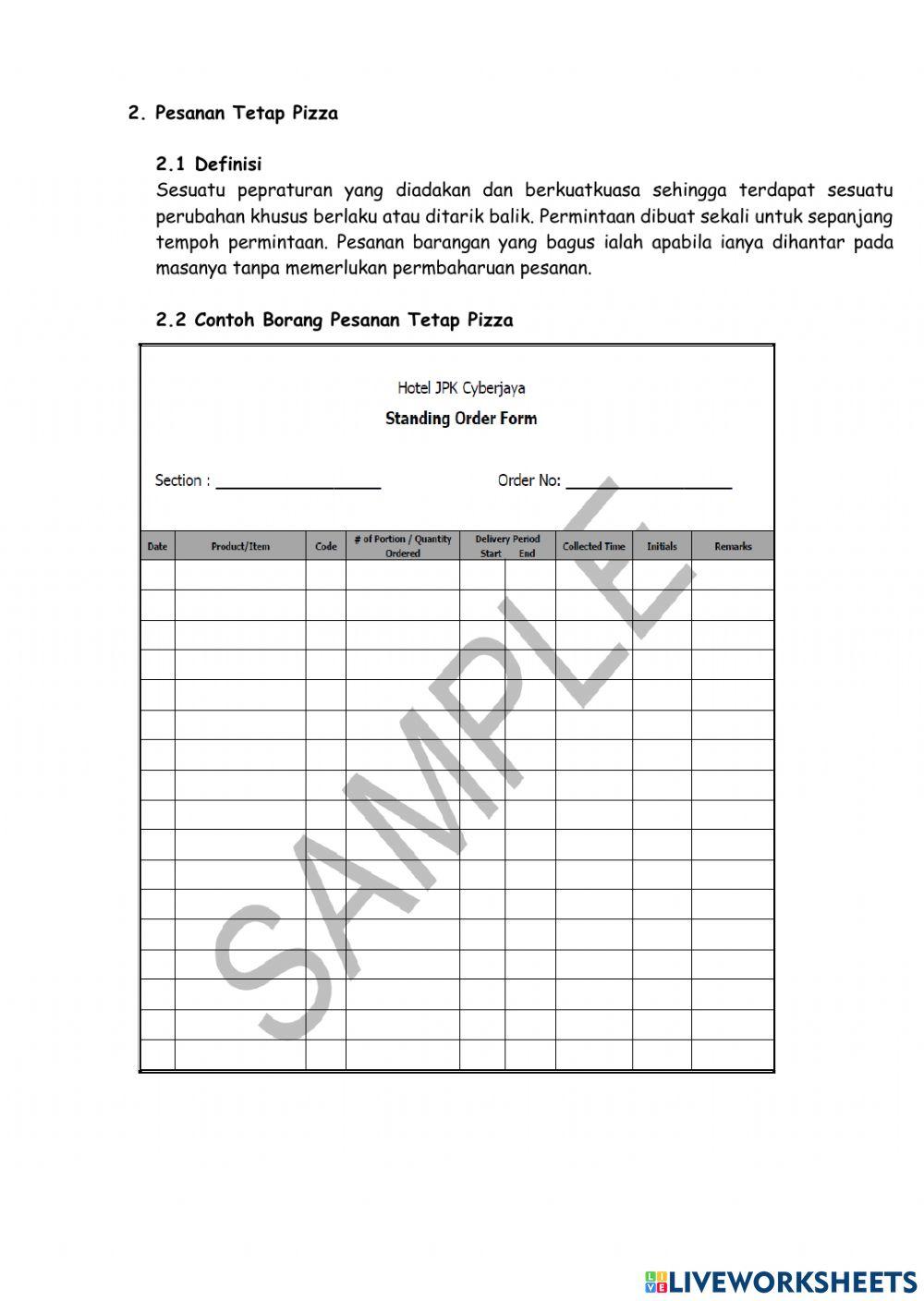 Pengenalan kepada pizza