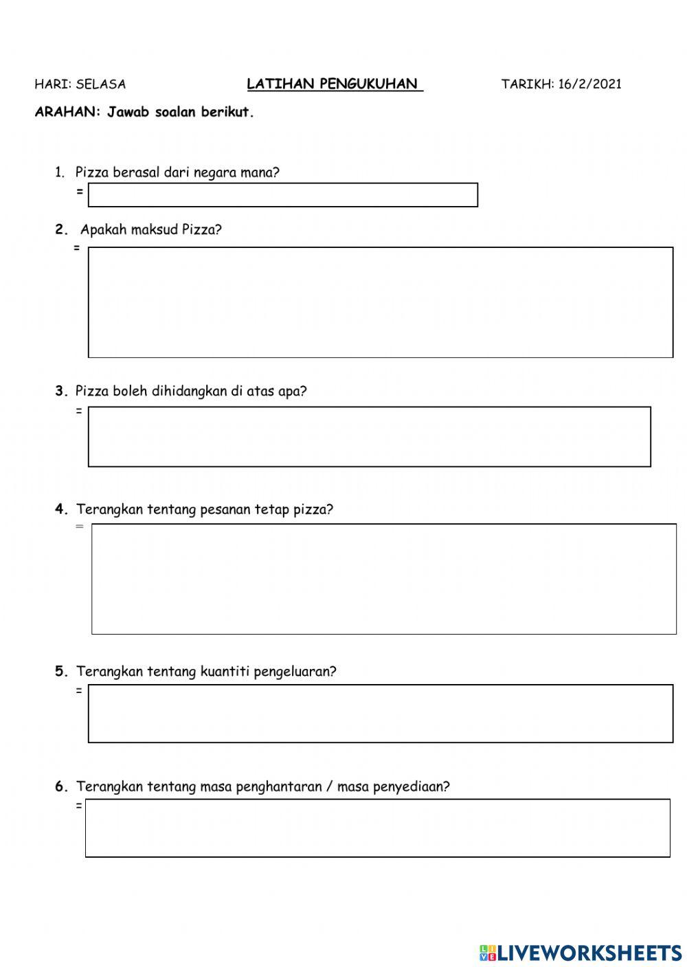 Pengenalan kepada pizza