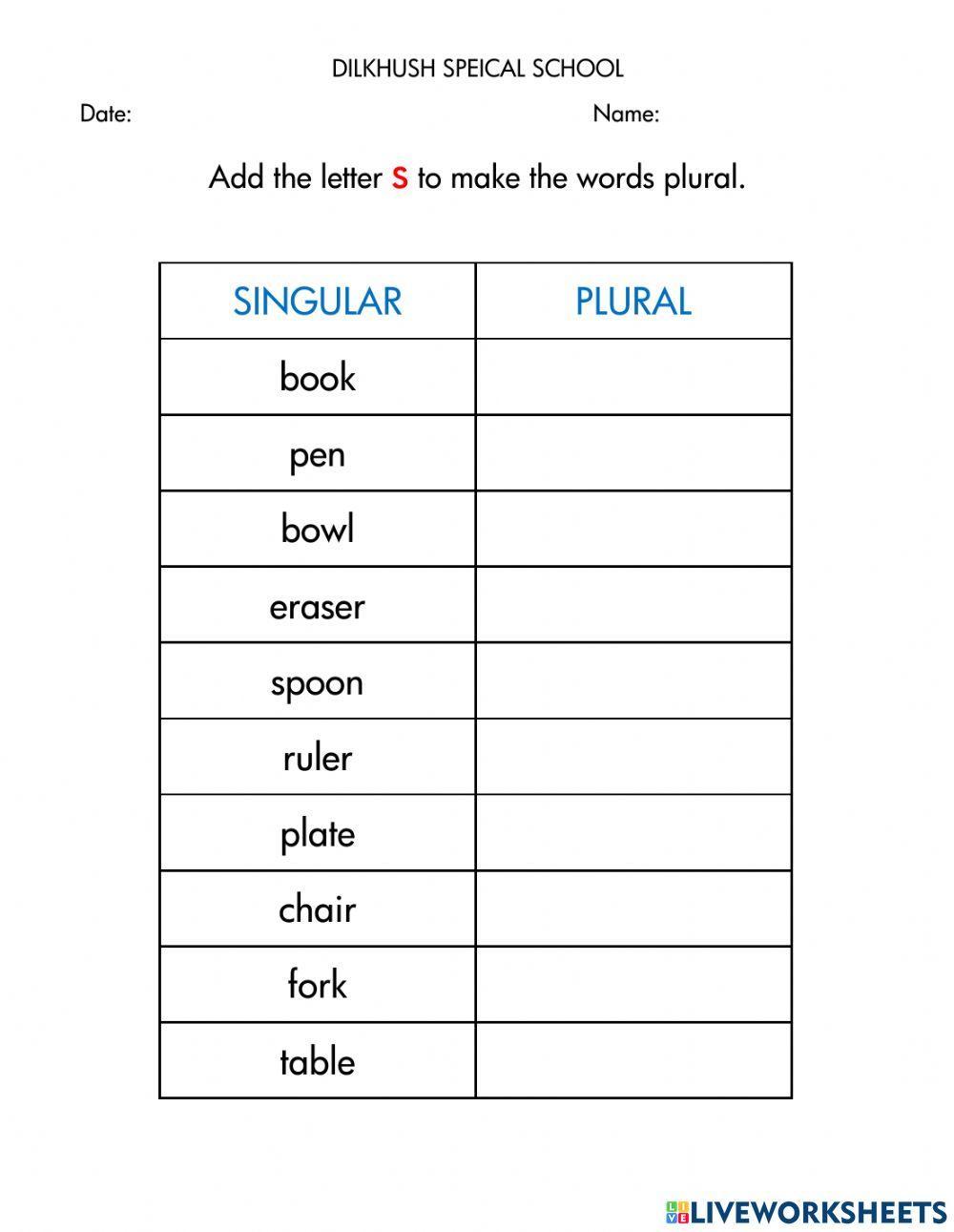 Plurals