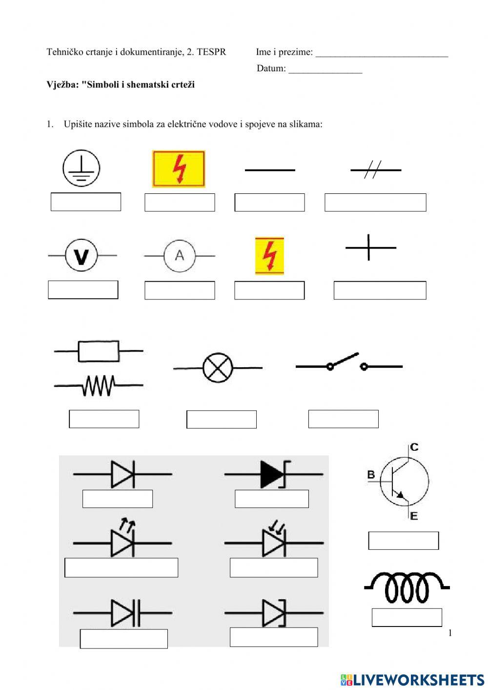 Simboli i shematski crteži