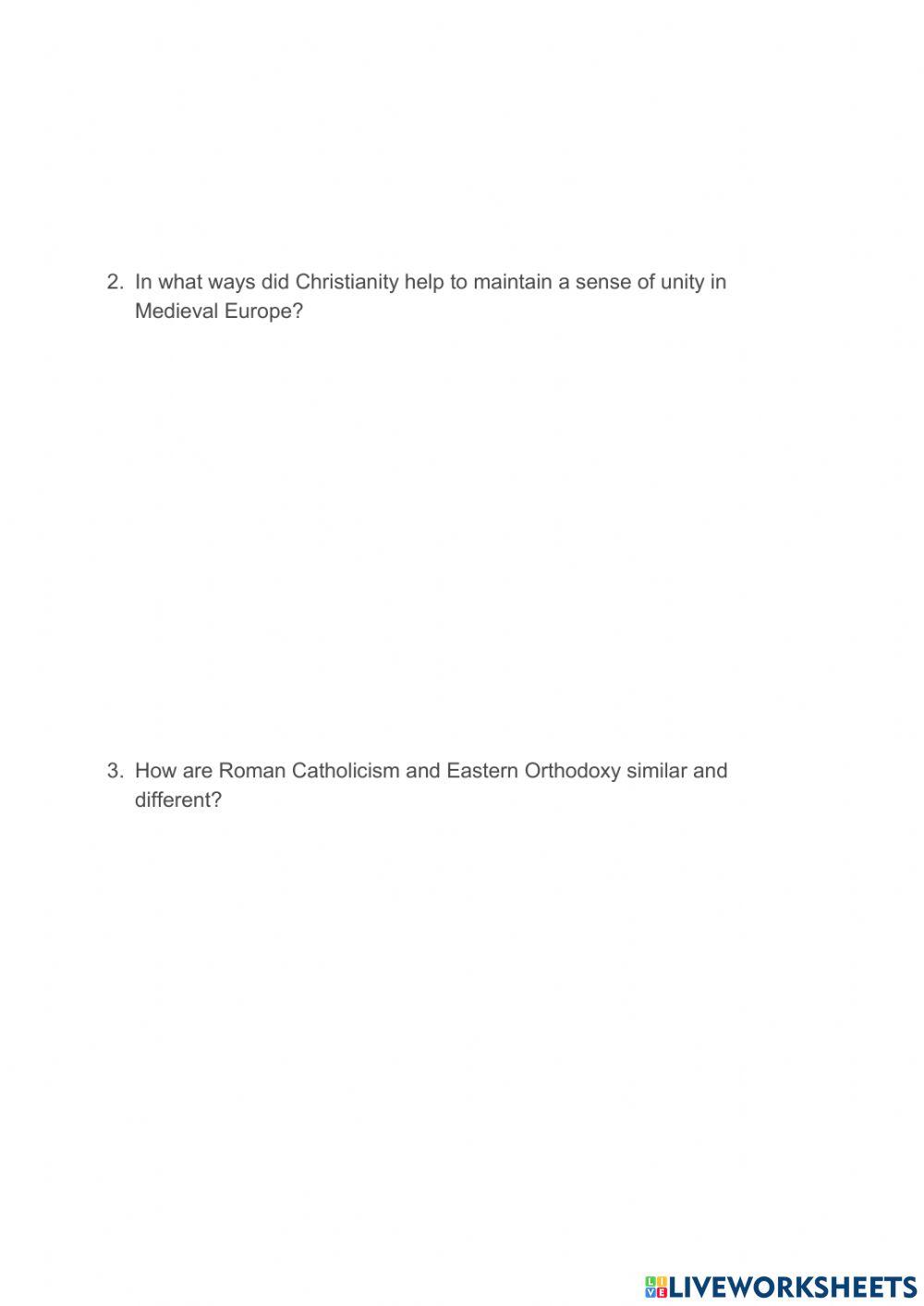 3.3 The Medieval Church in the West